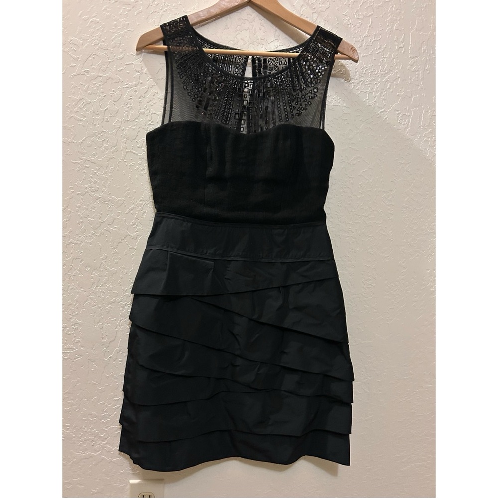 BCBGMAXAZARIA Beaded Cocktail Dress